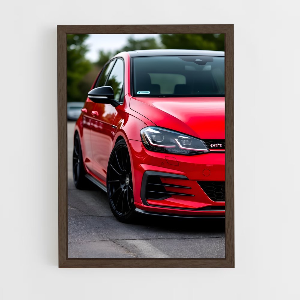 Poster GTI sur le Pavé – affiche Volkswagen (vue 5)